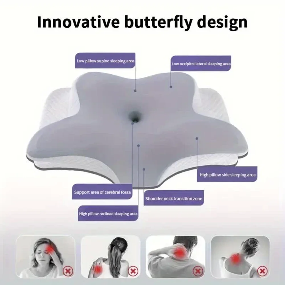 Memory Foam Orthopedic Pillow Neck Pain - Oreillers en mousse à mémoire de