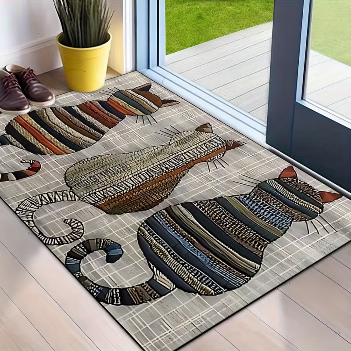 Quick Dry Diatomite Bath Mat - Tapis d'entrée carré à séchage rapide