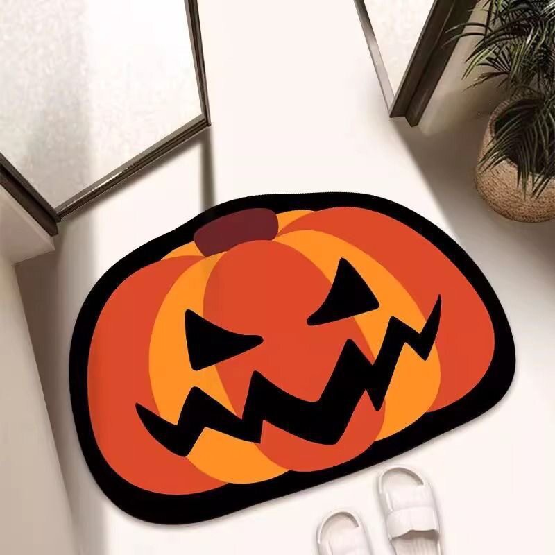 Quick Dry Diatomite Bath Mat - Tapis de bain Halloween style américain,