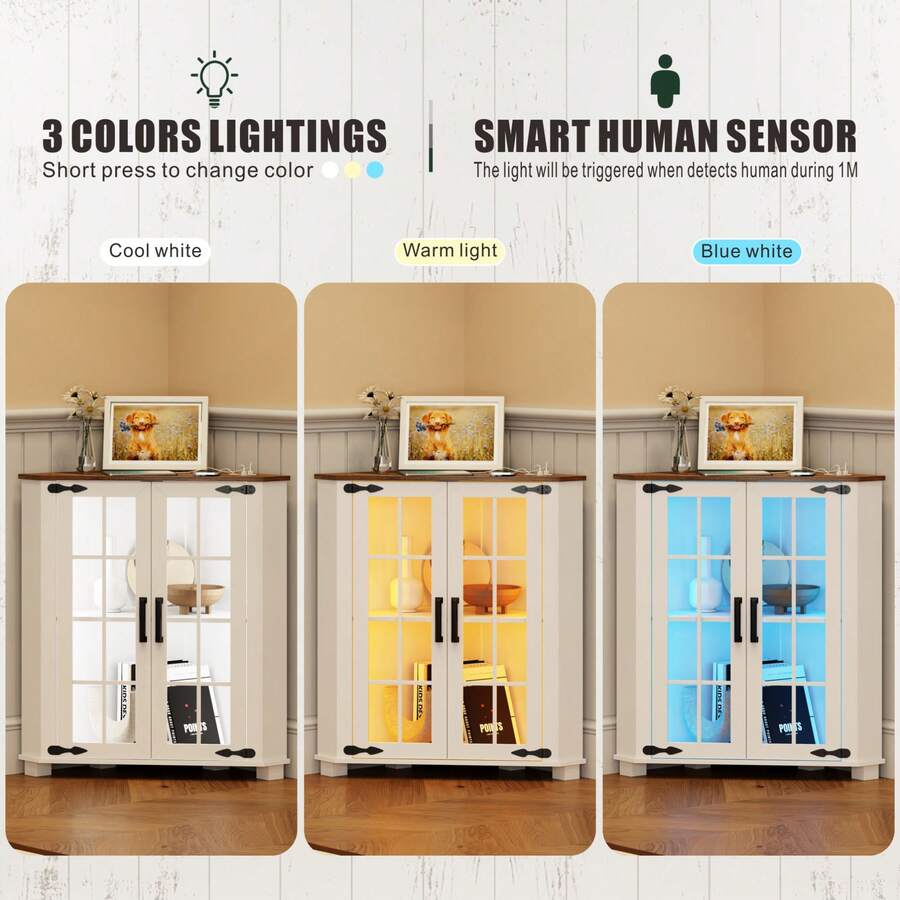 Meuble de style rustique avec  - Lighting avis et prix