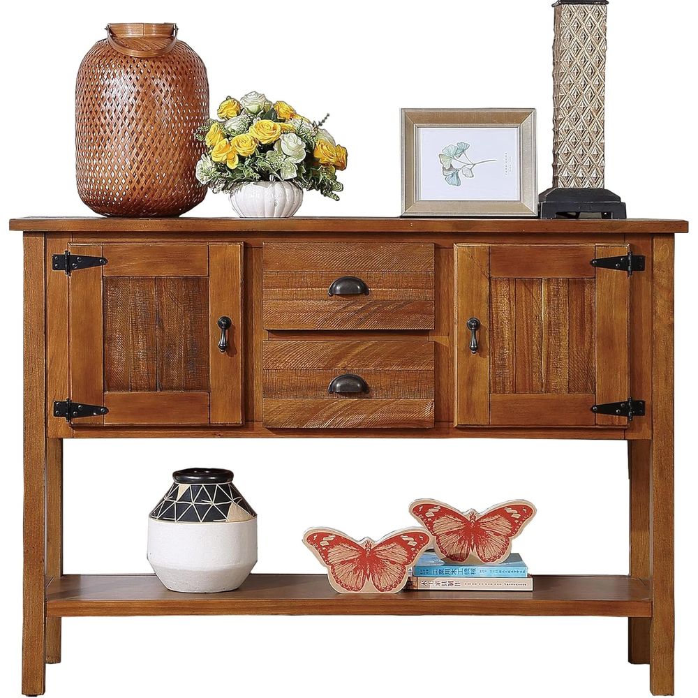 Table en bois massif avec tiro - Storage & Organization avis et prix