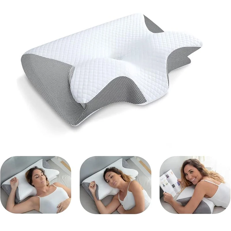 Oreiller cervical orthopédique - Memory Foam Orthopedic Pillow Neck Pain avis et prix
