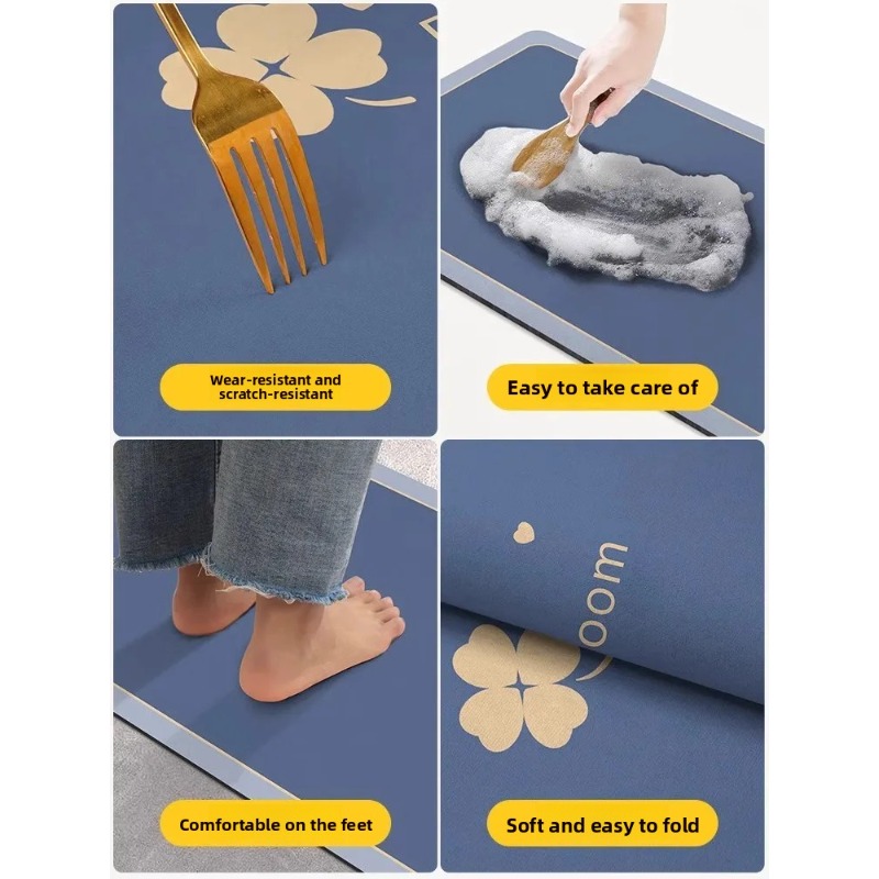 Tapis de bain en diatomite, ta - Quick Dry Diatomite Bath Mat avis et prix