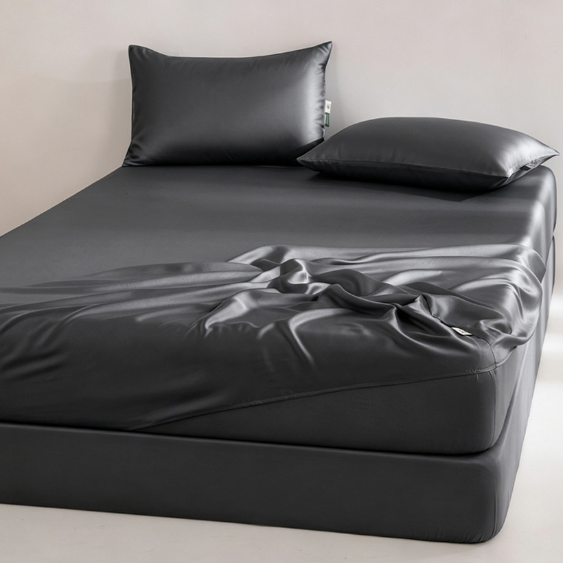 Drap-housse en soie de mûrier  - Fitted Bed Sheets Deep Pocket avis et prix