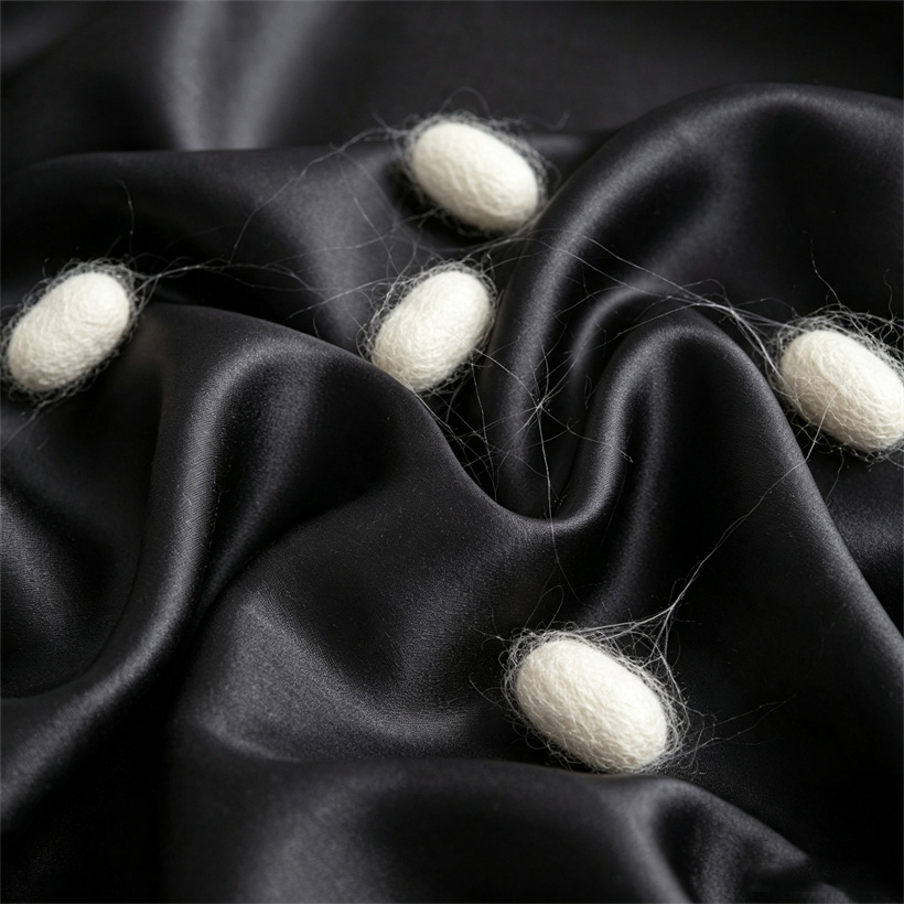 Drap-housse en soie de mûrier  - Fitted Bed Sheets Deep Pocket avis et prix